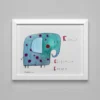 Alfabeto Illustrato Tipo 1 Elefante